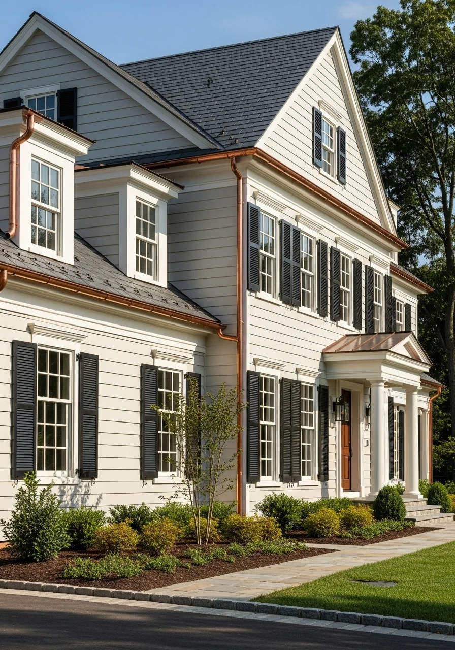 Skilled contractor performing precision work on high-end home exterior in Somerset County.